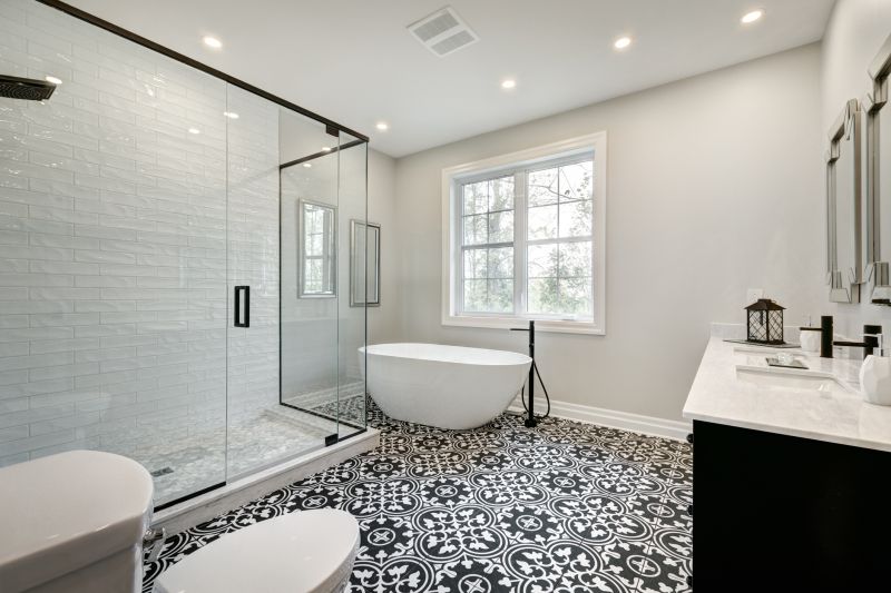 Walk-In Shower with Glass Doors